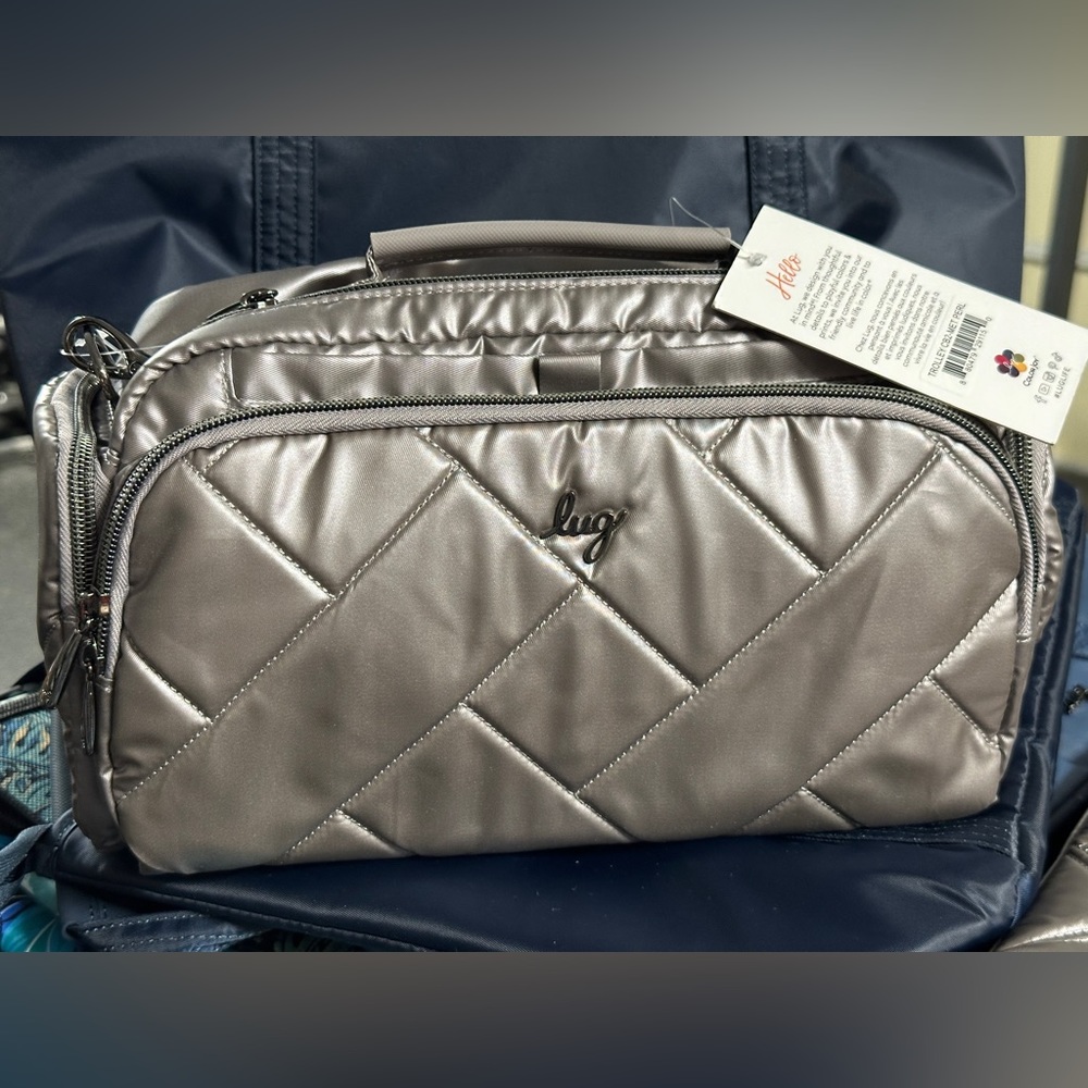 Lug Trolley 2 Crossbody Bag (Metallic Pearl) NWT